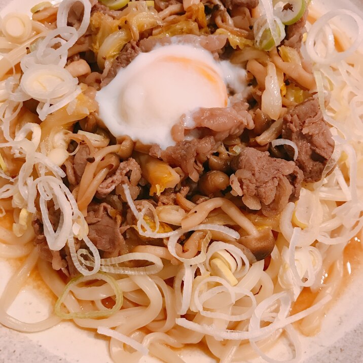 甘辛肉うどん！！